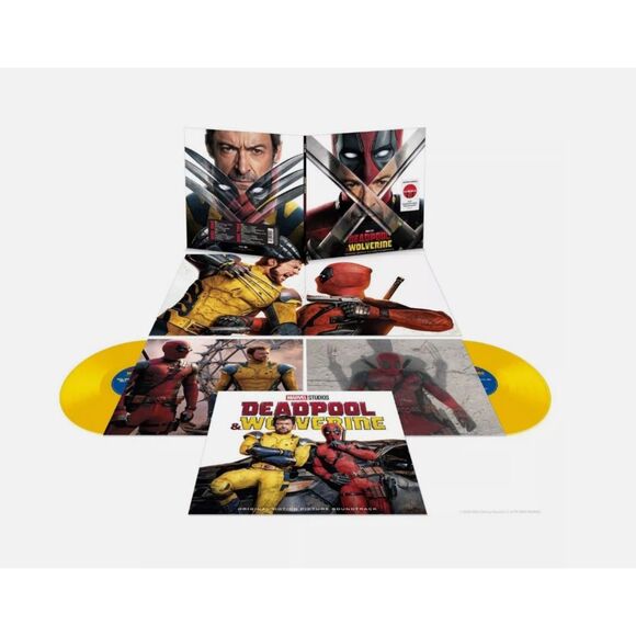 VINYL Deadpool & Wolverine Sdtk 2 Translucent Yellow LP + Poster NEW / SEALED - Picture 3 of 6
